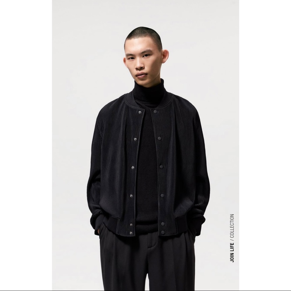 ZARA - Pleated Bomber Jacket